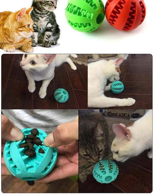 Pet Food Feeder Balls Dog Cat Puppy Teeth Chew Toys Ball